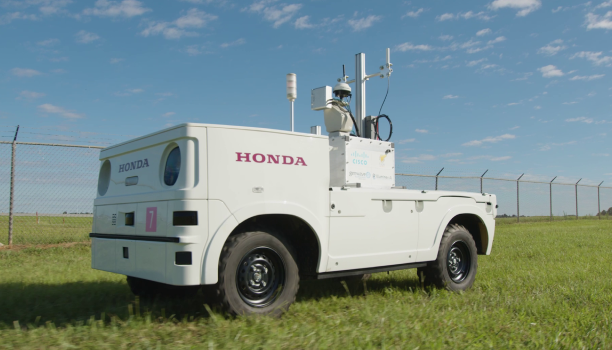 Prototype de véhicule de travail autonome Honda
